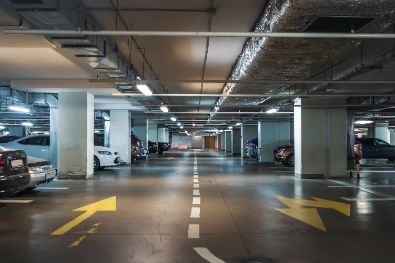 parking garage cleaning